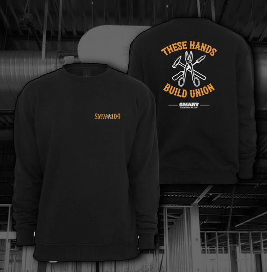 These Hands Build Union Crew Neck