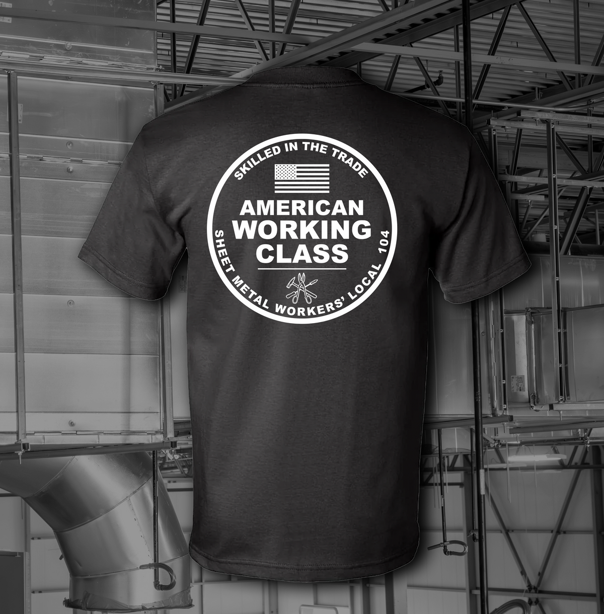 American Working Class T-shirt (3 Colors) – SMW Local 104