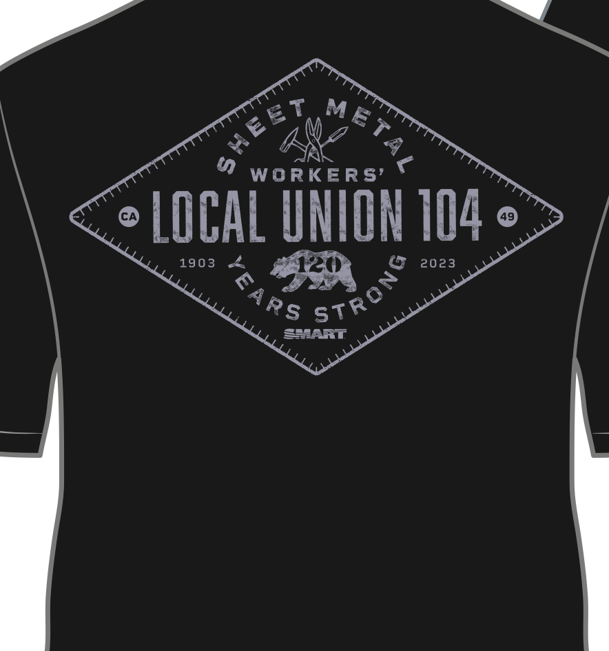 SMW Local 104 - 120 Years Strong T-Shirt