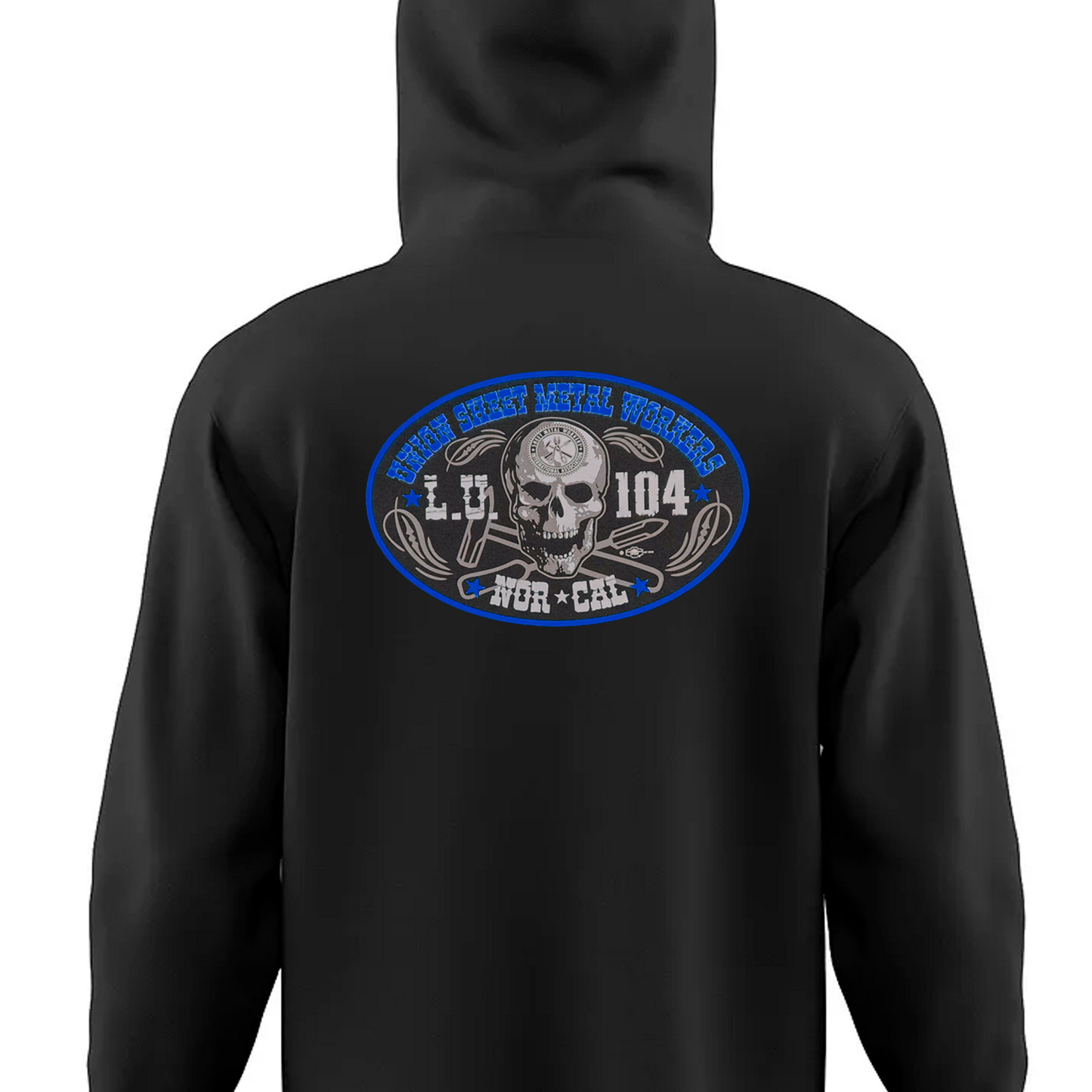 Skull Zip Up Hoodie